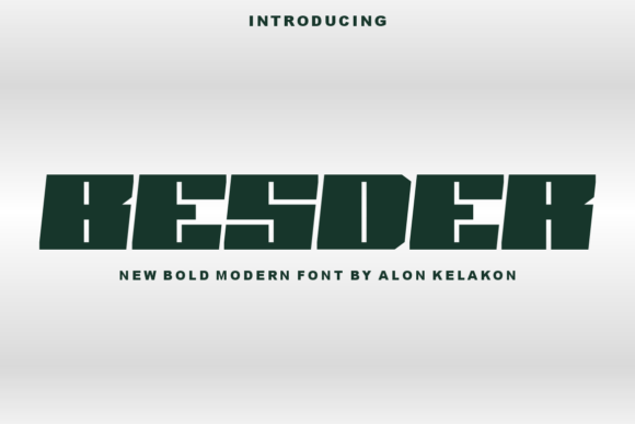 Besder: The Unique Display Font for Polished Branding
