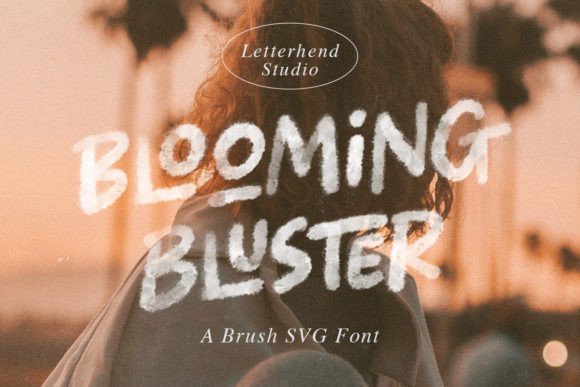 Blooming Bluster Font for Handmade Creations