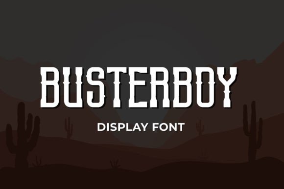 Busterboy: A Vintage Display Font for Modern Branding