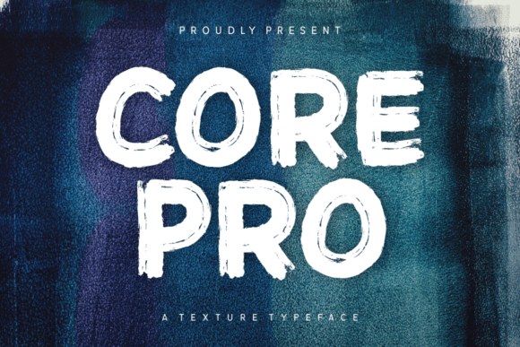 Core Pro: The Grungy Display Font for Bold Brand Identity