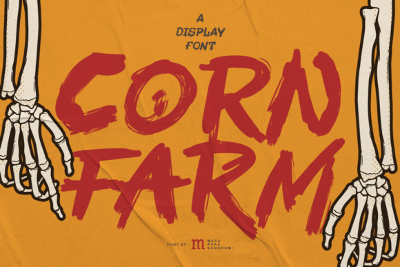 Corn Farm Font for Spooky and Stylish Designs