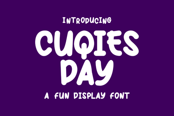 Cuqiesday Font: A Modern Display Font for Design Projects
