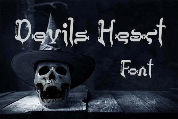 Devils Heart: The Spooky Display Font for Bold Web Design