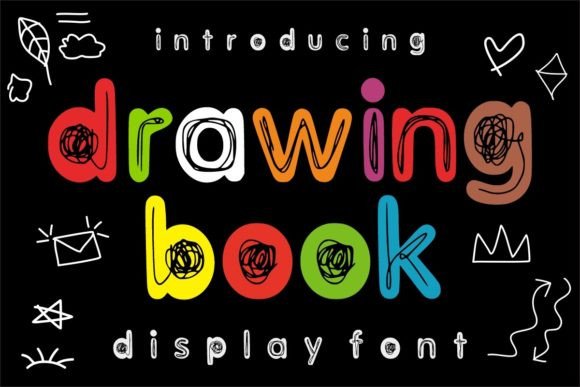 Drawing Book: The Relaxed Handwritten Display Font for Makers