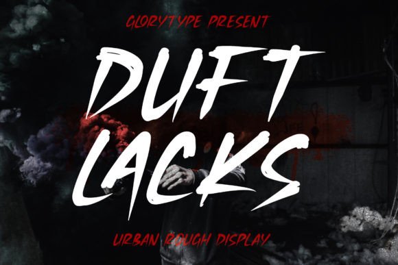 Duft Lacks – A Bold Display Font for Professional Branding