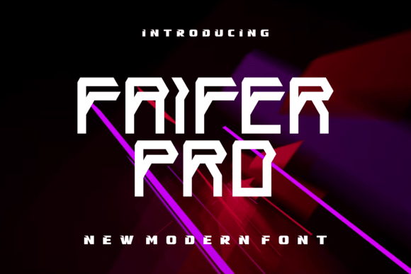 Faifer Pro: The Modern Typeface for Elevating Your Brand Identity