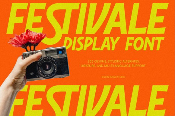 Festivale: The Retro Funky Display Font for Bold Campaigns