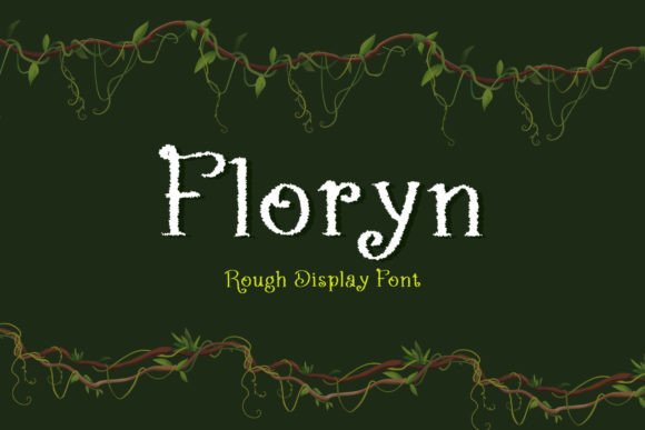 Floryn: A Whimsical Display Font for Magical Editorial Designs
