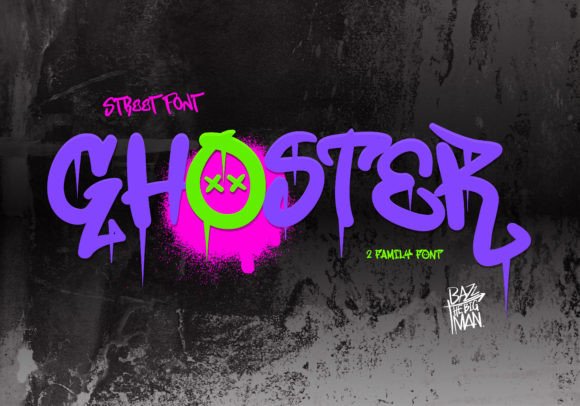 Ghoster: A Graffiti-Styled Font for Bold Branding