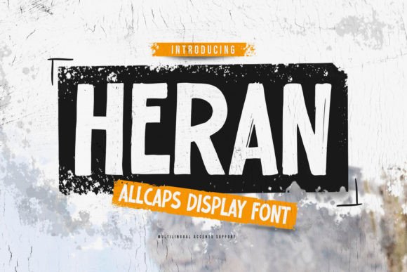 Heran: A Dynamic Display Font for Bold Branding and Campaigns