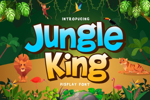 Jungle King: A Bold Display Font for Creative Projects