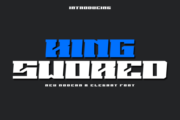 King Swored: The Bold Display Font for Scroll-Stopping Campaigns
