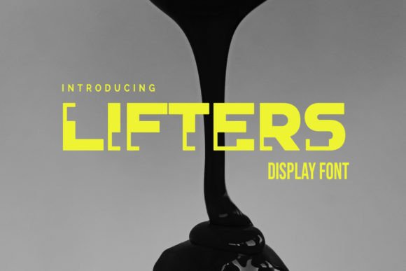 Lifters: A Modern Display Font for Bold Branding