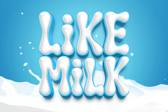 Like Milk: The Playful Display Font for Scroll-Stopping Campaigns