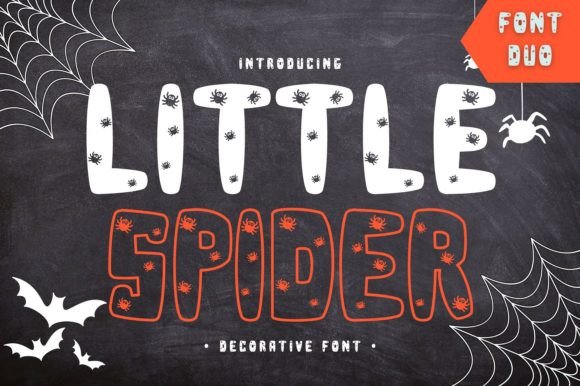 Little Spider: The Scary Fun Display Font for Bold Brand Identity