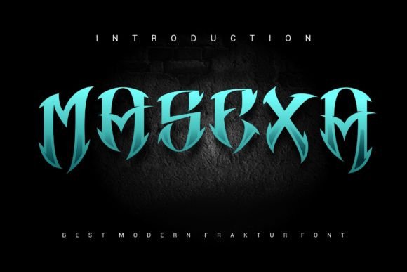 Masexa: A Cool and Fun Display Font for Modern Editorial Design