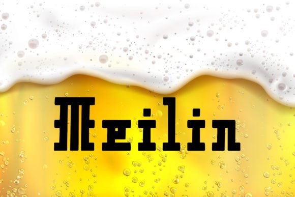 Meilin: The Modern Display Font for Creative Product Design