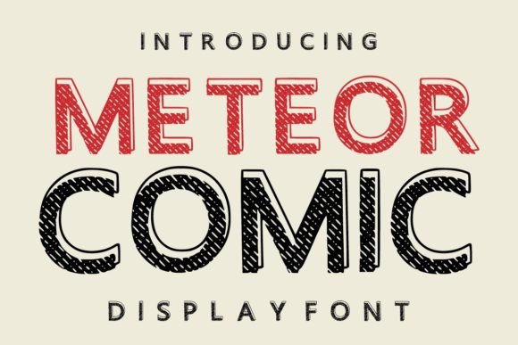 Meteor Comic for Bold Web Typography