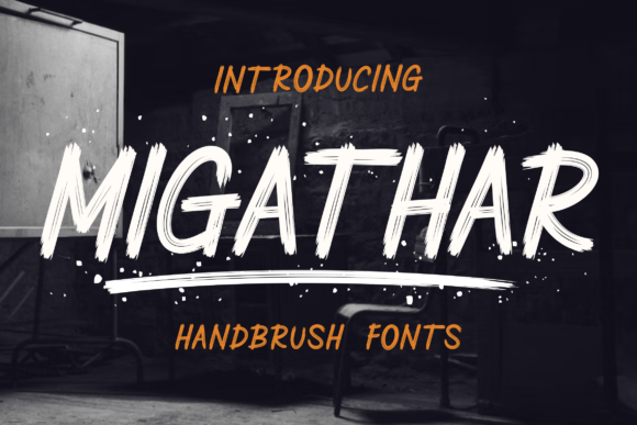 Migathar: The Bold Display Font for Authentic Branding Projects