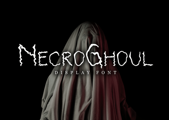 Necro Ghoul Font for Spooky Branding and Design