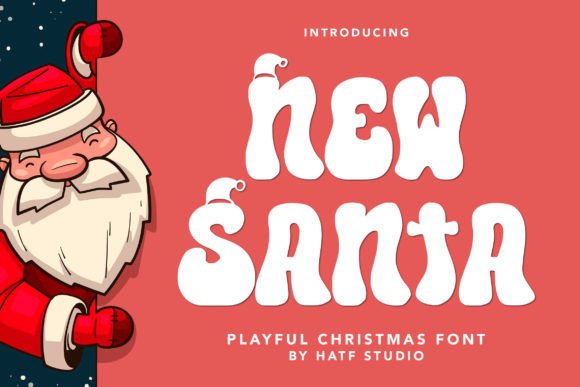 New Santa: The Playful Christmas Font for Your Holiday Shop