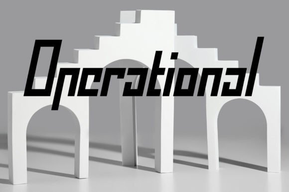 Operational: The Premium Display Font for Handmade Creators
