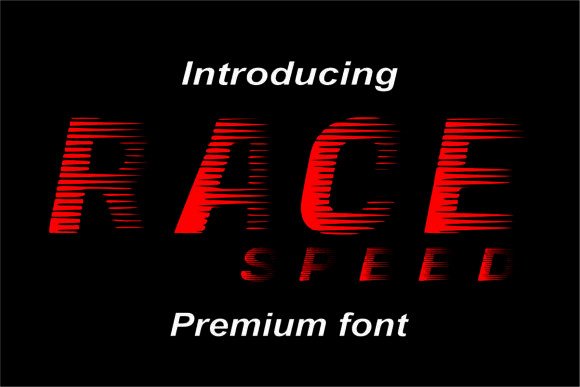 Race Speed Font for High-Impact Editorial Design