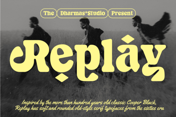 Replay Font for Retro-Inspired Branding and Visuals