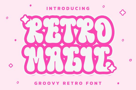 Retro Magic: The Groovy Display Font for Bold Branding