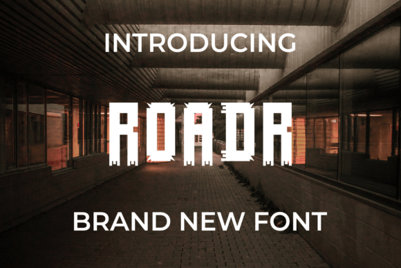 Roadr: The Bold Display Font for Creative Product Brands