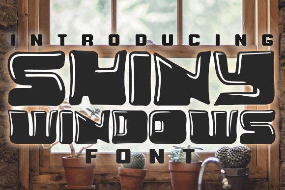 Shiny Windows Font for Bold Digital Design