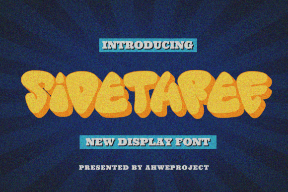 Sidethree: A Bold Display Typeface for Editorial Design