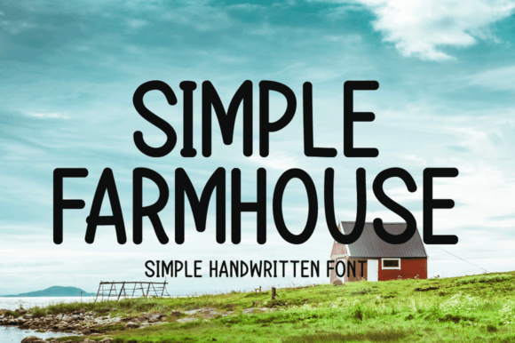 Simple Farmhouse Font for Professional Branding