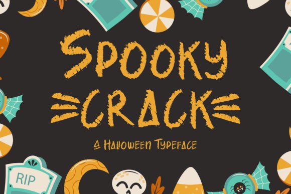 Spooky Crack: The Ultimate Halloween Display Font for Editorial Design