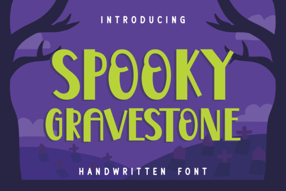 Spooky Gravestone: A Playful Typeface for Editorial Design