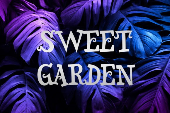 Sweet Garden Font for Eye-Catching Design Projects