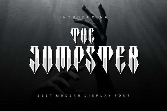 The Jumpster: A Dynamic Display Font for Modern Editorial Design