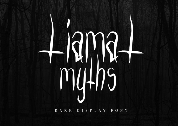 Tiamat Myths: A Dramatic Display Font for Bold Design