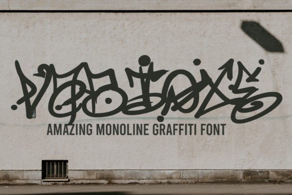 Vabioxe - A Bold Monoline Graffiti Font for Creative Projects