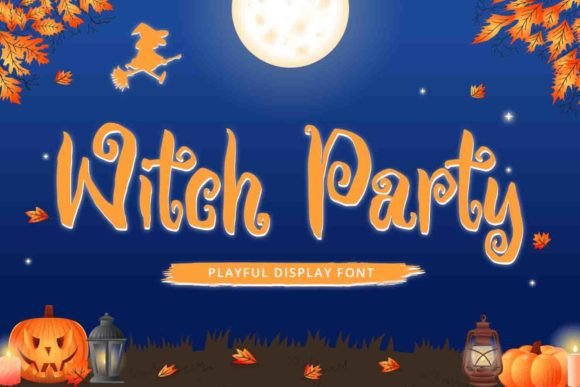Witch Party: The Playful Display Font for Spooky Crafts